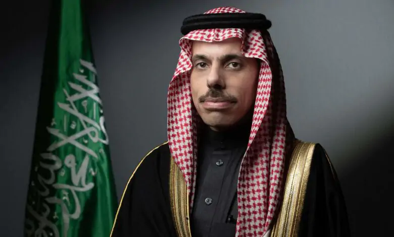 الأمير فيصل بن فرحان وزير الخارجية السعودي