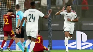 مباراة ريال مدريد وروما