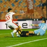 مباراة الزمالك و المقاولون العرب