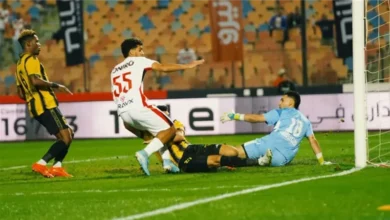 مباراة الزمالك و المقاولون العرب